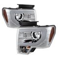 Spyder Automotive 13-14 F150 PROJECTOR HEADLIGHTS-FACTORY XENON MODEL ONLY ( NOT COMPATIBLE WITH H 5077639